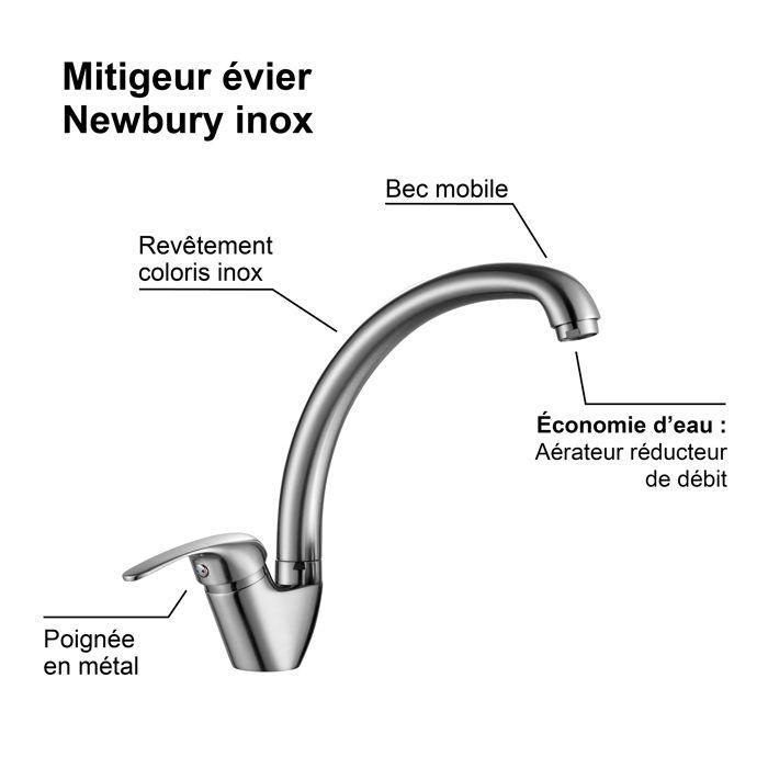 Mezclador de fregadero de acero inoxidable NEWBURY 2 Mezclador de fregadero de acero inoxidable NEWBURY 2