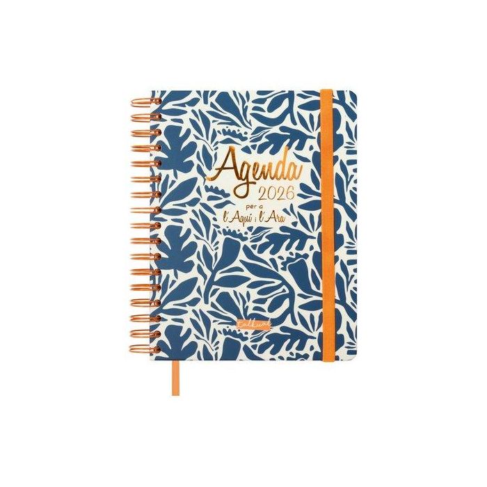 Agenda Anual (2026) Catalan Finocam Talkual Wire-O Tapa Extra Con Goma 4º 155X217 S/V Apais. Aquí