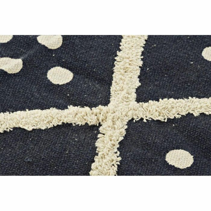Alfombra Urban DKD Home Decor Azul Marino Beige 180 x 0.7 x 120 cm 2 Alfombra Urban DKD Home Decor Azul Marino Beige 180 x 0.7 x 120 cm 2