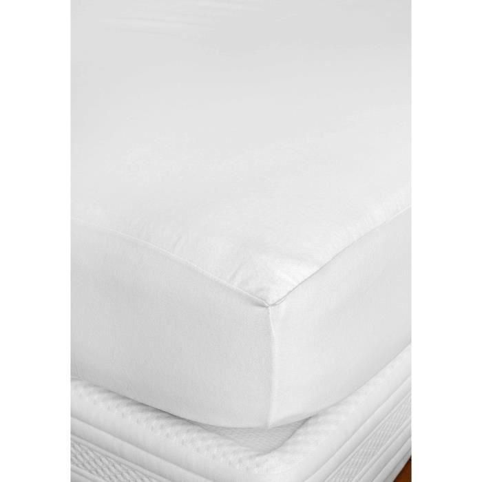 Protección de ropa de cama - TOISON D'OR - COMINO - 100% algodón - 90 x 190 cm 1 Protección de ropa de cama - TOISON D'OR - COMINO - 100% algodón - 90 x 190 cm 1