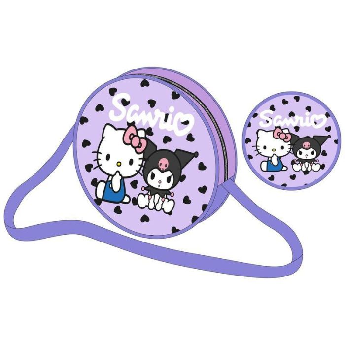 SANRIO Bolso bandolera Kuromi & Hello Kitty