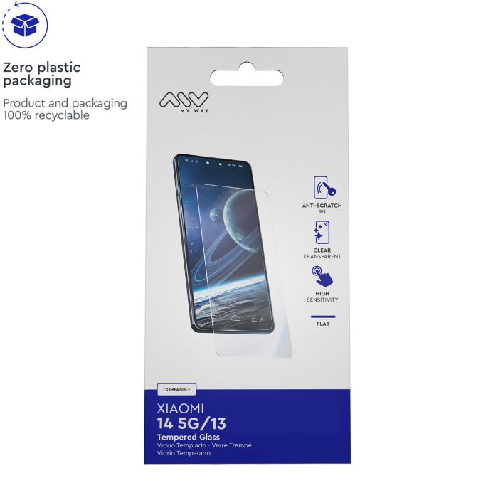 Protector de Pantalla para Móvil Myway Xiaomi 14 5G/13 1 Protector de Pantalla para Móvil Myway Xiaomi 14 5G/13 1