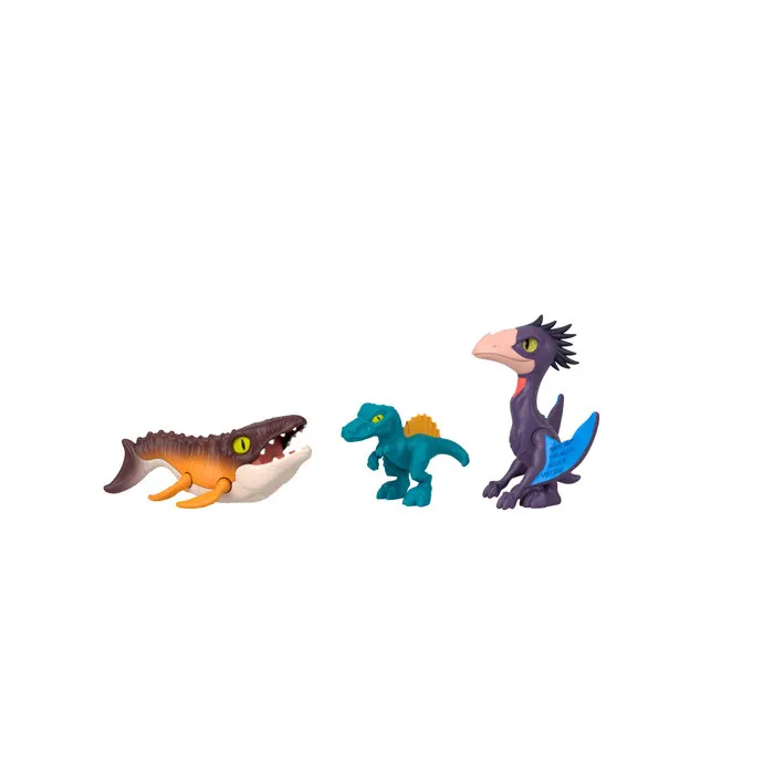 Imaginext Pack Dinosaurios Tierra Mar Y Aire Jurassic World Jfr25 con Figuras y Accesorios 4