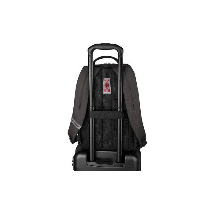 Wenger MX Reload Mochila para Portátil de 14 pulgadas con Compartimento para Tablet, Poliéster Gris 2