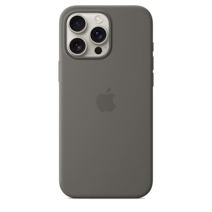 APPLE iPhone 16 Pro Max - Funda de Silicona con MagSafe - Gris Piedra 1