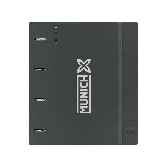 Carpeta de anillas Munich Topo Negro 27 X 32 X 4 cm 0 Carpeta de anillas Munich Topo Negro 27 X 32 X 4 cm 0