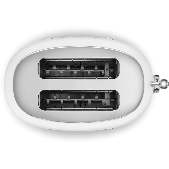 Smeg TSF01WHMEU Tostador de Pan de 2 Ranuras, Diseño Estilo Retro Años 50, Acabado Blanco Mate 6 Smeg TSF01WHMEU Tostador de Pan de 2 Ranuras, Diseño Estilo Retro Años 50, Acabado Blanco Mate 6