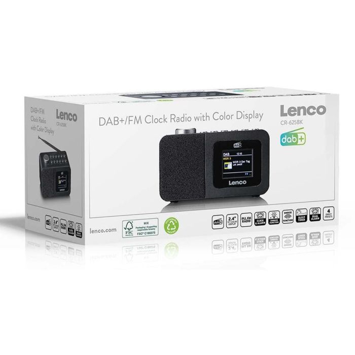 Lenco CR-625BK schwarz 3