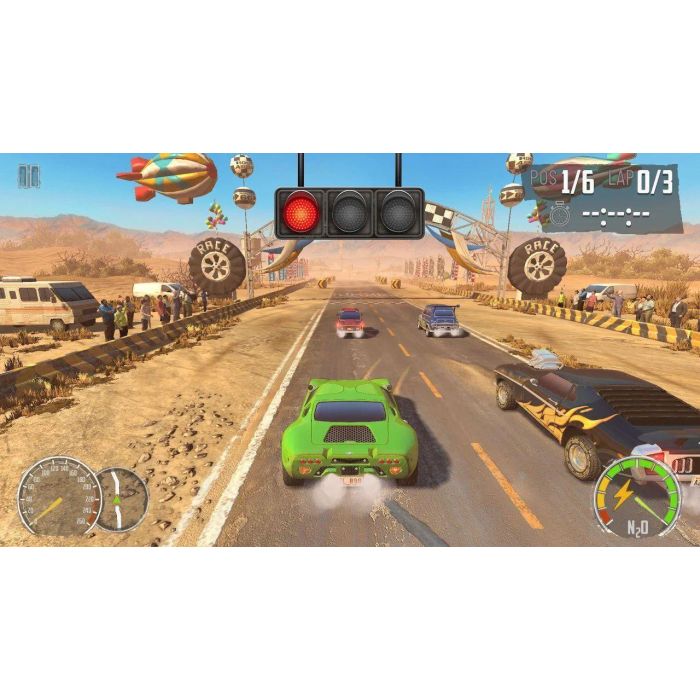 Turbo Booster Racing - Kit (volantes + juego) - Juego para Nintendo Switch - Código en una caja 1 Turbo Booster Racing - Kit (volantes + juego) - Juego para Nintendo Switch - Código en una caja 1