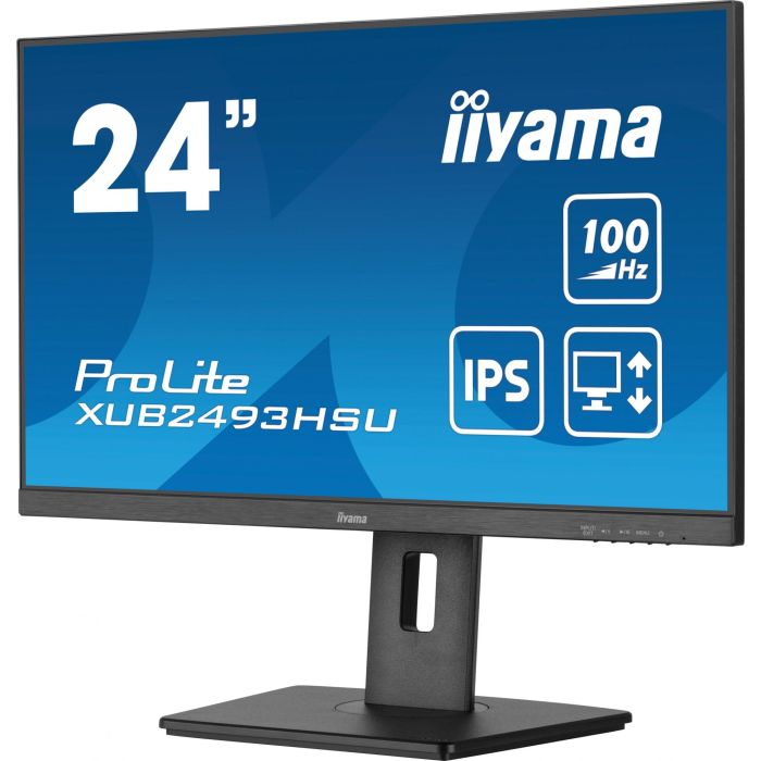 Iiyama XUB2493HSU-B7 Monitor 24" IPS Full HD 100Hz USB Ajustable en Altura Negro 9 Iiyama XUB2493HSU-B7 Monitor 24" IPS Full HD 100Hz USB Ajustable en Altura Negro 9