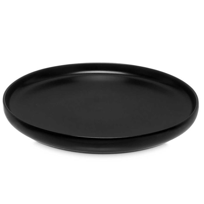 Plato Postre Gres Negro 20 cm Vessia - Cerámica (36 Unidades) 1 Plato Postre Gres Negro 20 cm Vessia - Cerámica (36 Unidades) 1