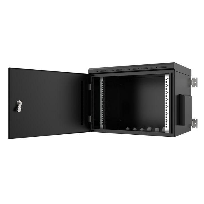 Lanview Armario Rack para Redes y Servidores 19 pulgadas 7U Montaje en Pared 600x450mm IP55 con Tapa Abatible y Filtro de Polvo 1