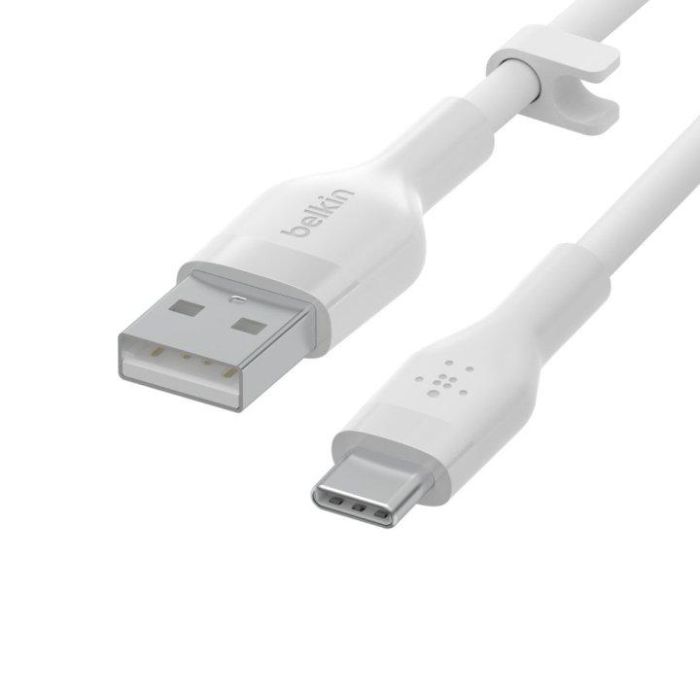 Belkin BOOST CHARGE Flex Cable USB-C a USB-A 2m Blanco 3