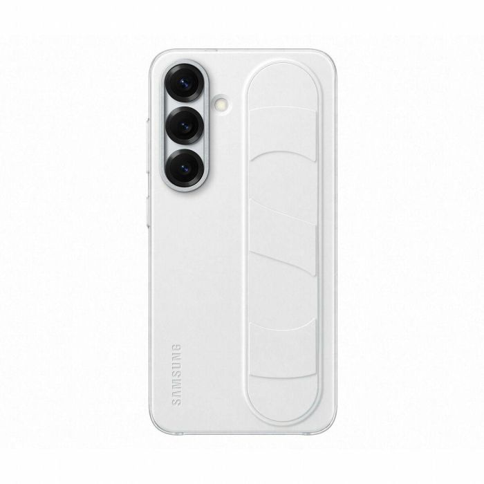 Samsung Funda para Galaxy S25 Blanca con Función Soporte y Correa Integrada SAM1735460739992 5