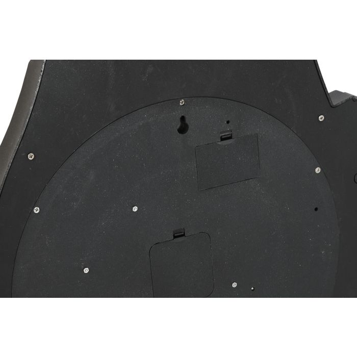 DKD Home Decor Reloj de Pared Loft Plateado Negro 6.4 x 50 x 47 cm 3