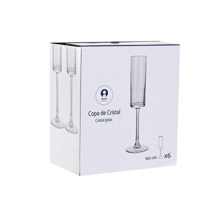 Copa Basicos DKD Home Decor Transparente 6.8 x 24.3 x 6.8 cm Set de 6 2 Copa Basicos DKD Home Decor Transparente 6.8 x 24.3 x 6.8 cm Set de 6 2