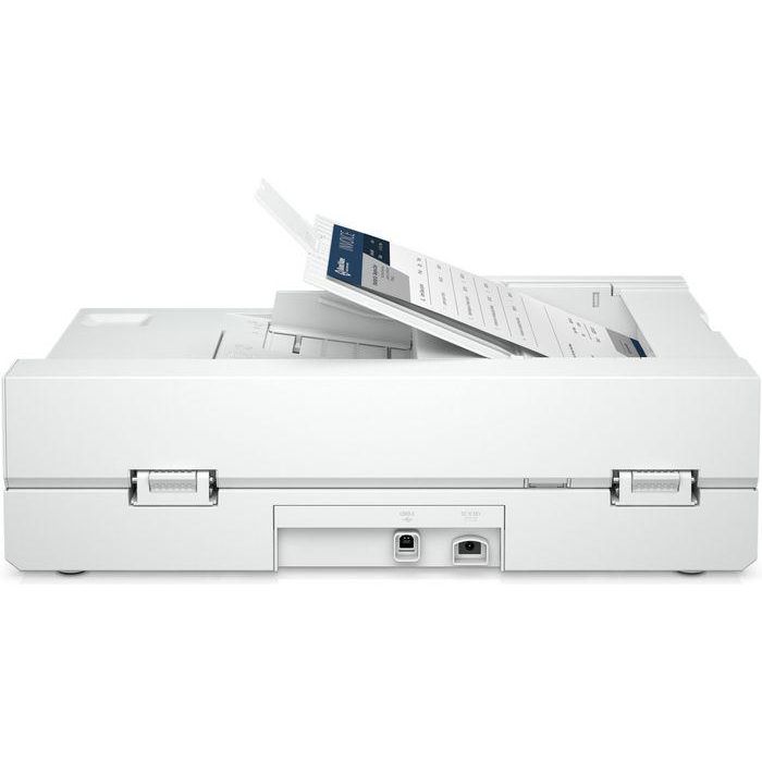 HP Enhance productivity with fast, two-sided scanning, a 60-page ADF, and one-button shortcuts. 7 HP Enhance productivity with fast, two-sided scanning, a 60-page ADF, and one-button shortcuts. 7