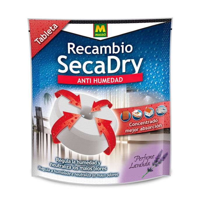 Recambio secadry antihumedad tableta 450 g 231485 masso