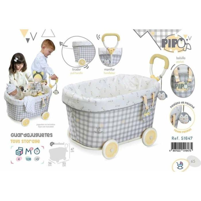 Carrito para Muñecas Decuevas 36 x 55 x 47 cm 2 Carrito para Muñecas Decuevas 36 x 55 x 47 cm 2