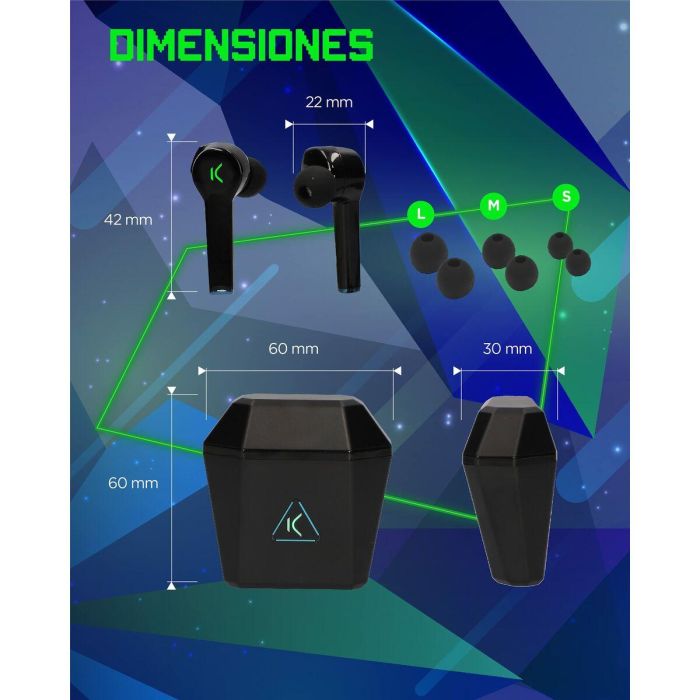 Auriculares KSIX TP-8427542116471_BXTWGM01_Vendor Negro 3 Auriculares KSIX TP-8427542116471_BXTWGM01_Vendor Negro 3