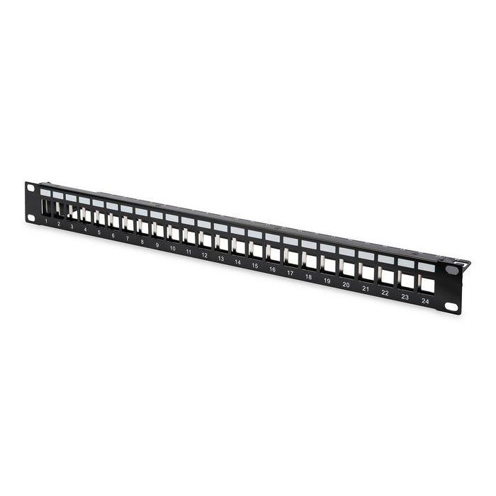 Digitus Modular Patch Panel, 24-port, 1U 19", black