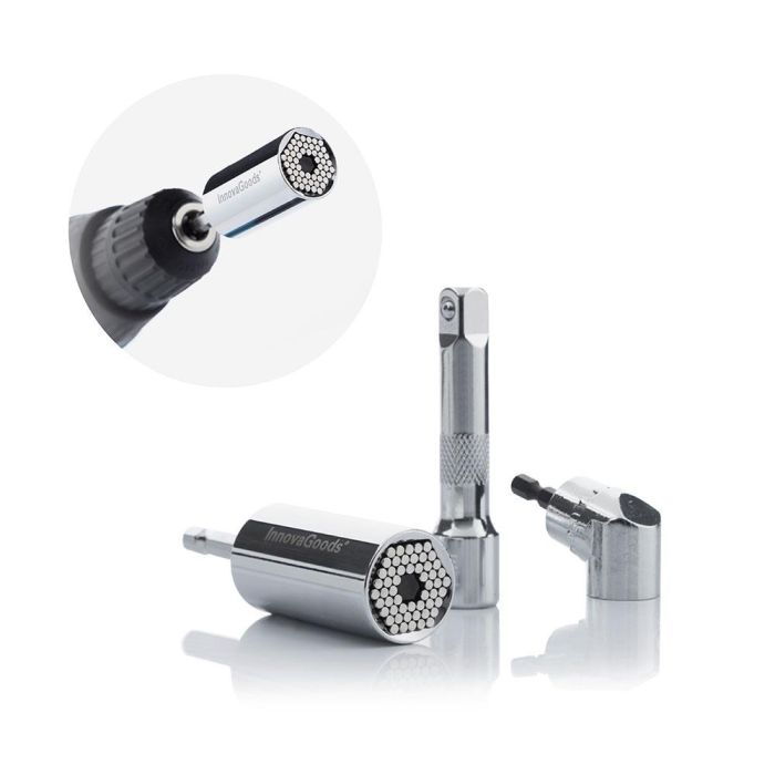 Llave de Vaso Universal con Accesorios Uniscrew InnovaGoods 1 Llave de Vaso Universal con Accesorios Uniscrew InnovaGoods 1