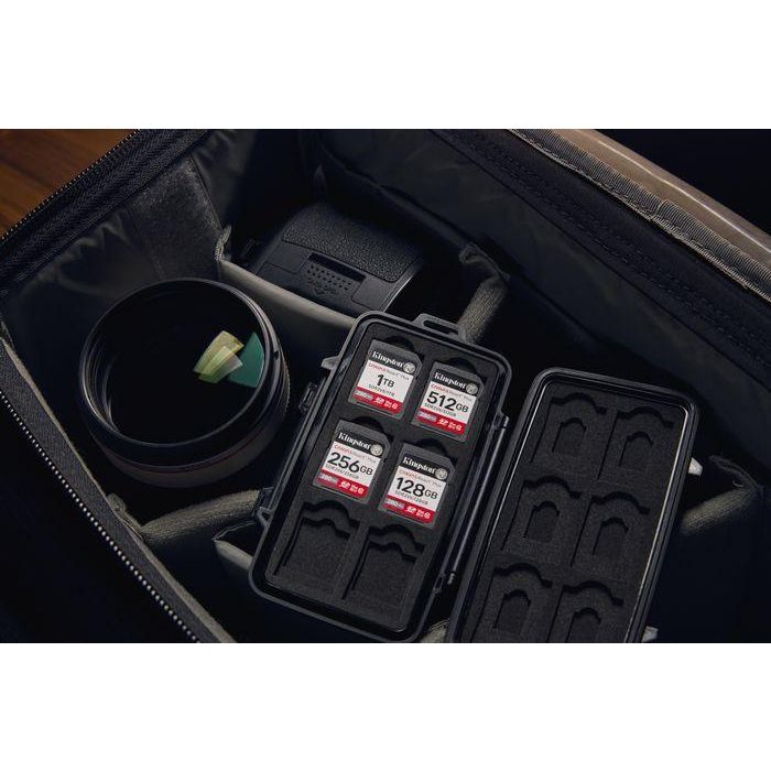 Kingston Canvas React Plus SDXC UHS-II 280R/150W U3 V60 Tarjeta de Memoria 1TB para Full HD/4K