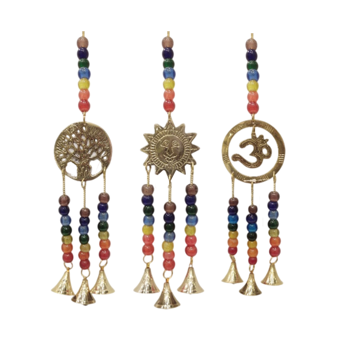 Decoracion Colgante Indio DKD Home Decor Dorado Multicolor 2 x 32 x 6 cm (6 Unidades) Decoracion Colgante Indio DKD Home Decor Dorado Multicolor 2 x 32 x 6 cm (6 Unidades)