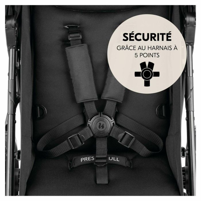 Carro de Paseo para Bebé Hauck Negro 7