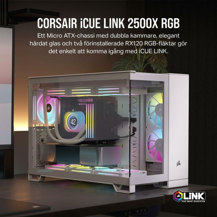 Caja Semitorre ATX Corsair Blanco 13 Caja Semitorre ATX Corsair Blanco 13