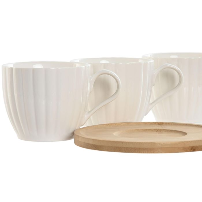Cafe Basicos DKD Home Decor Blanco Natural 8 x 7 x 11 cm Set de 6 1 Cafe Basicos DKD Home Decor Blanco Natural 8 x 7 x 11 cm Set de 6 1