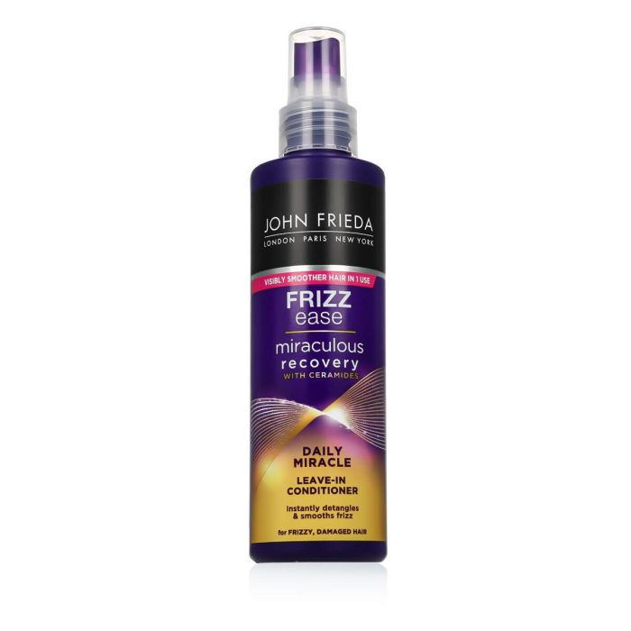 John Frieda FRIZZ-EASE Acondicionador Sin Aclarado Antiencrespamiento y Reparador para Cabello Seco y Dañado 250 ml