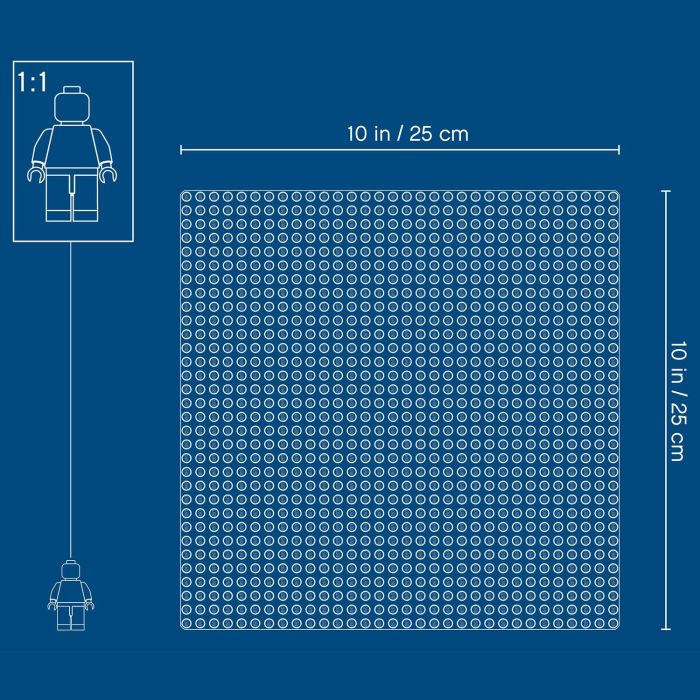 LEGO 10714 Classic Blaue Bauplatte 5