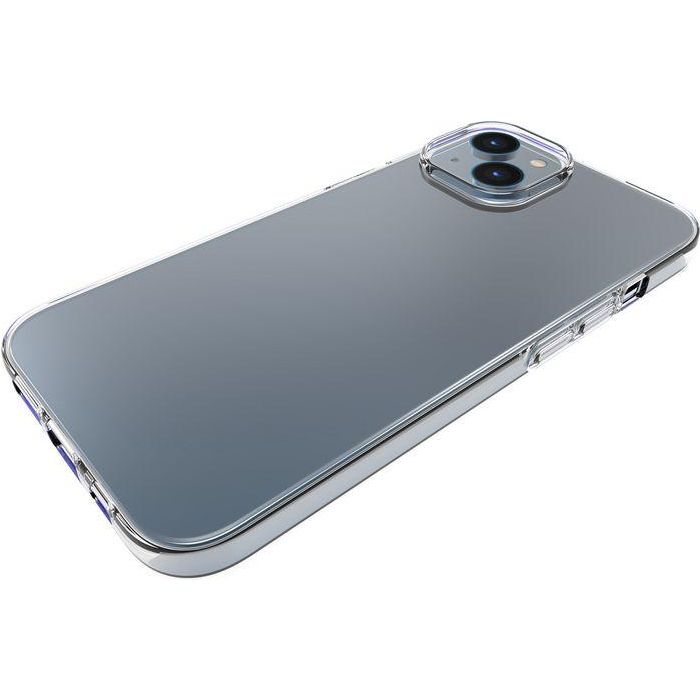 eSTUFF Funda INFINITE VIENNA para iPhone 16e/14 - TPU Transparente 100% Plástico Reciclado Antigolpes 5