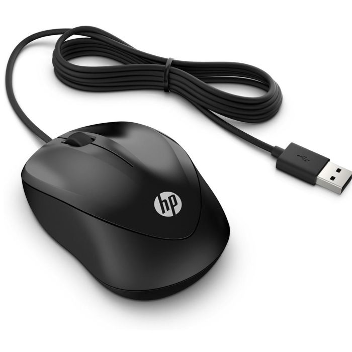 HP 1000 Ratón con Cable USB Ergonómico para PC, Diseño Contorneado, Alta Precisión y Confort Óptimo con Cable de 1.5m HP 1000 Ratón con Cable USB Ergonómico para PC, Diseño Contorneado, Alta Precisión y Confort Óptimo con Cable de 1.5m