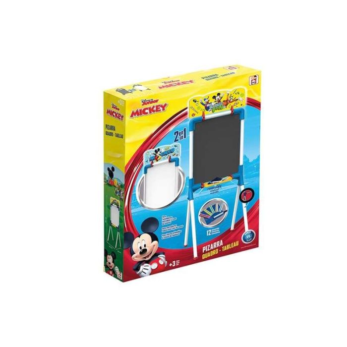 Pizarra mickey reversible 37x32x98 cm incluye 12 piezas Pizarra mickey reversible 37x32x98 cm incluye 12 piezas