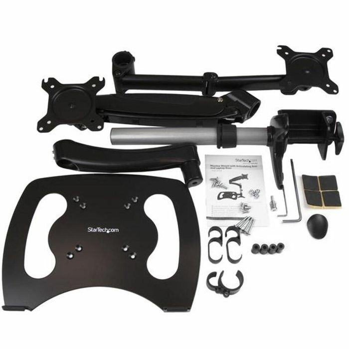 Soporte de Mesa para Pantalla Startech ARMUNONB 27" Negro Soporte de Mesa para Pantalla Startech ARMUNONB 27" Negro