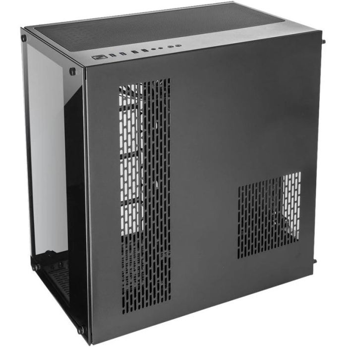 Inter-Tech C-701 Panorama Torre PC Full Tower Negro, ATX/ITX/micro ATX, Metal/Vidrio Templado, USB 3.2 Gen 1