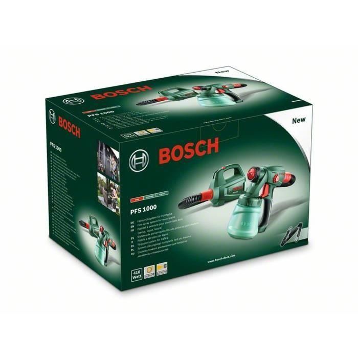 BOSCH Pistola de pintura PFS 1000 410W - 800mL 1 BOSCH Pistola de pintura PFS 1000 410W - 800mL 1