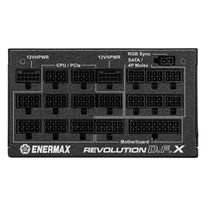 Enermax Revolution D.F. X Fuente de Alimentación 1650W 80 PLUS Gold Modular ATX para Gaming Extremo 1