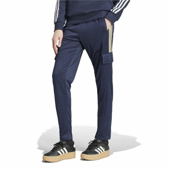 Pantalón Largo Deportivo Adidas Tiro Cargo Azul Mujer 4 Pantalón Largo Deportivo Adidas Tiro Cargo Azul Mujer 4