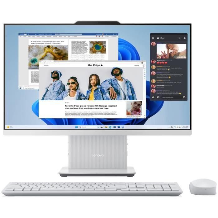 PC todo en uno LENOVO IdeaCentre AIO 24ARR9 | Windows 11 - Ryzen 5 7535HS - 8 GB de RAM - SSD de 512 GB - AZERTY PC todo en uno LENOVO IdeaCentre AIO 24ARR9 | Windows 11 - Ryzen 5 7535HS - 8 GB de RAM - SSD de 512 GB - AZERTY