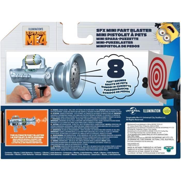 Mini Pistola a Prouts - Mi Villano Favorito 4 - 8 ruidos diferentes 2 Mini Pistola a Prouts - Mi Villano Favorito 4 - 8 ruidos diferentes 2