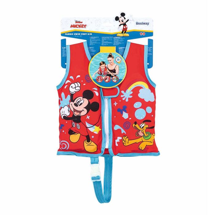 Bestway Chaleco Disney Mickey Mouse UPF 50+ 51 cm +1 a 3 Años Piscina y Playa 09101 12