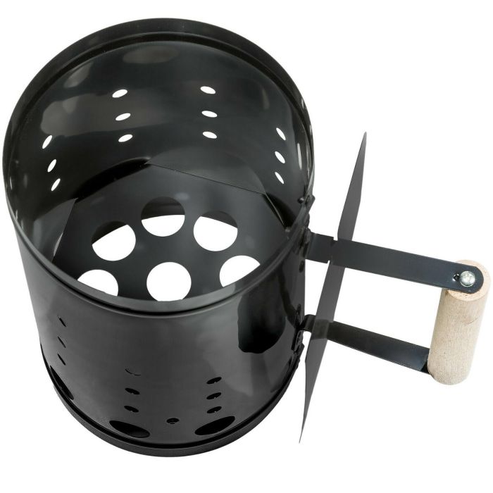 Chimenea Barbacoa Negra Algon 16x27 cm (6 Unidades) 3 Chimenea Barbacoa Negra Algon 16x27 cm (6 Unidades) 3