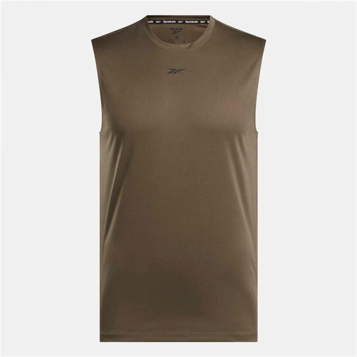 Camiseta para Hombre sin Mangas Reebok Id Train Slvls Tech Marrón 4