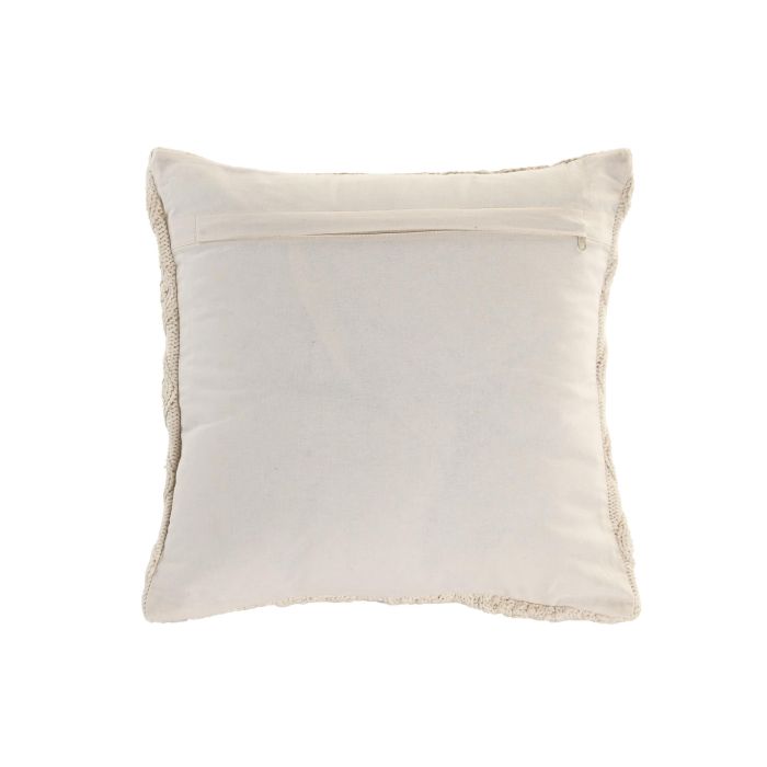 Cojin Boho DKD Home Decor Crudo 45 x 45 cm (2 Unidades) 2 Cojin Boho DKD Home Decor Crudo 45 x 45 cm (2 Unidades) 2