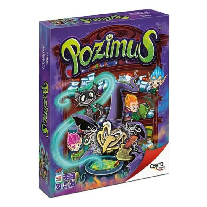 Cayro Juego de Mesa Pozimus: ¡Completa tu poción antes que el resto! Para 2 jugadores, Edad +6 años, Medidas 29x29 cm Cayro Juego de Mesa Pozimus: ¡Completa tu poción antes que el resto! Para 2 jugadores, Edad +6 años, Medidas 29x29 cm