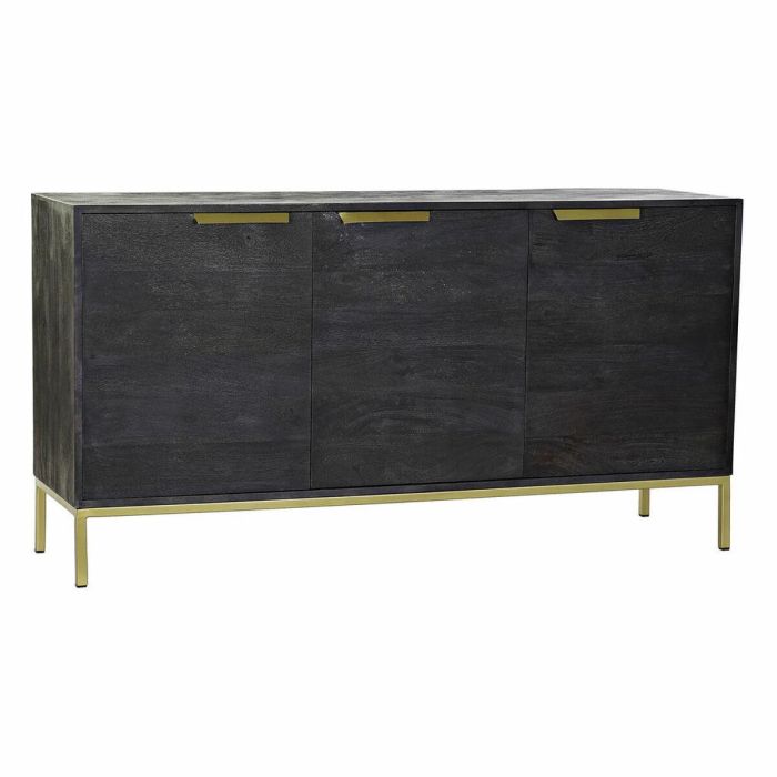Buffet Moderno DKD Home Decor Negro Dorado 41 x 77 x 145 cm Buffet Moderno DKD Home Decor Negro Dorado 41 x 77 x 145 cm