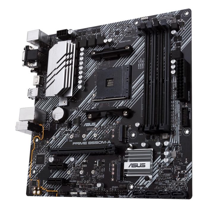 ASUS Placa Base PRIME B550M-A/CSM AMD AM4 DDR4 HDMI/VGA PCIE4.0 SATA3 USB3.2 MATX 90MB14I0-M0EAYC 5